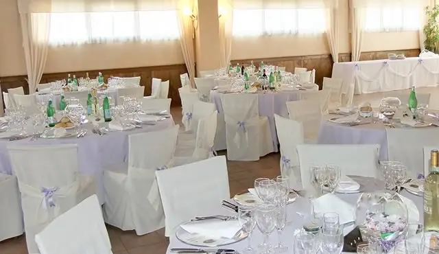 la sala del ristorante