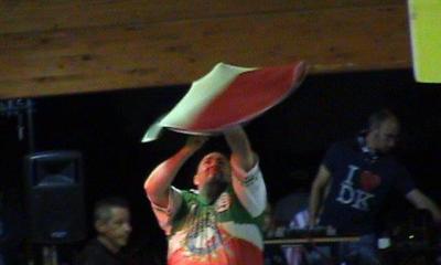 Evento della Pizza accrobatica